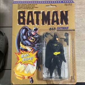 Batman Bat Rope DC Comics 1989 Toy Biz Vintage Action Figure NEW MOSC